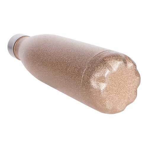 Bidon - nápojová láhev 500 ml pro sublimaci - zlaté třpytky