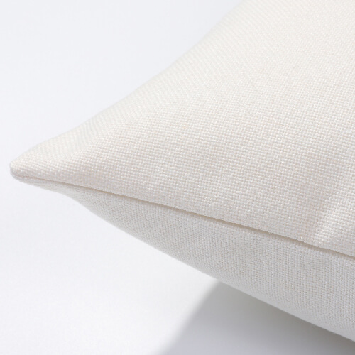 Lněný povlak na polštář 40 x 40 cm bez zipu pro sublimaci