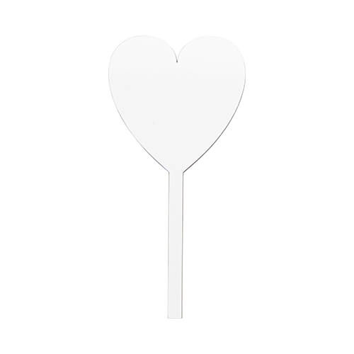 Informační cedule z dřevovláknitých desek pro sublimaci - srdce