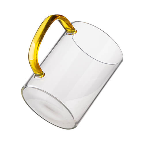 Sklenice 450 ml se žlutým uchem pro sublimaci