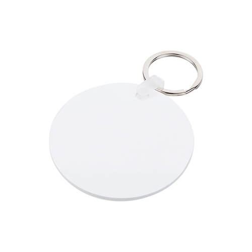 Plastový kroužek na klíče pro sublimaci - kruh