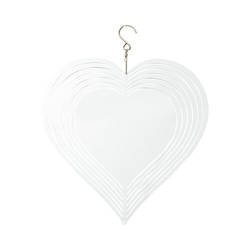 Větrný spinner 25 cm pro sublimaci - srdce