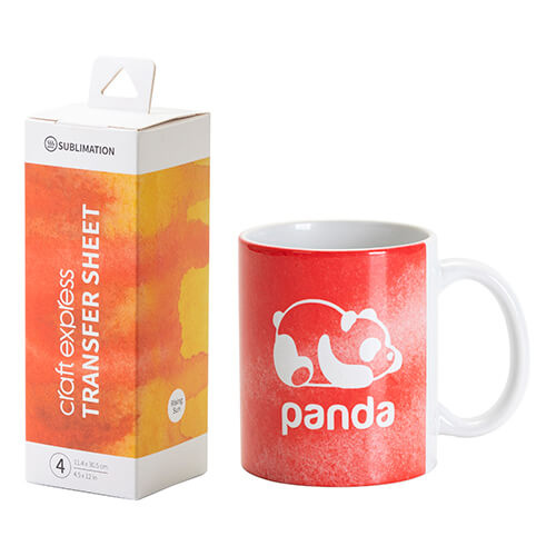 Transferový arch Vycházející slunce 30,5 x 11,4 cm - 4 ks.