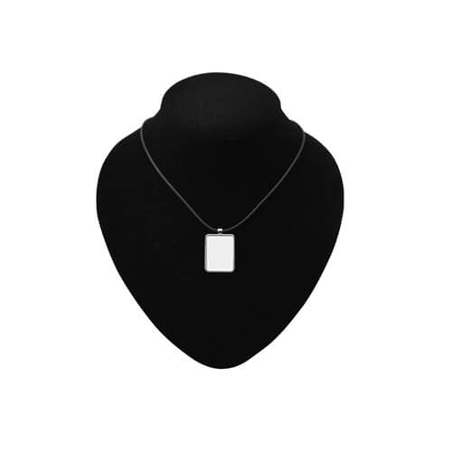 Obdélníkový přívěsek na gumě sublimačním termotransferem