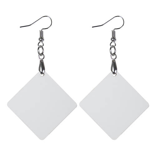 MDF náušnice pro sublimaci - čtvercové