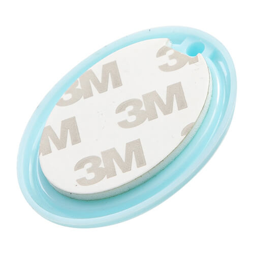 Malý plastový věšák pro sublimaci - modrý oválný