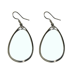 Kapkové náušnice Sublimační termotransfer