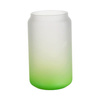 400 ml matné sklo pro sublimaci - zelený gradient