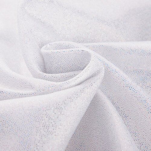 Třpytivé kosmetické pouzdro pro sublimaci - bílé