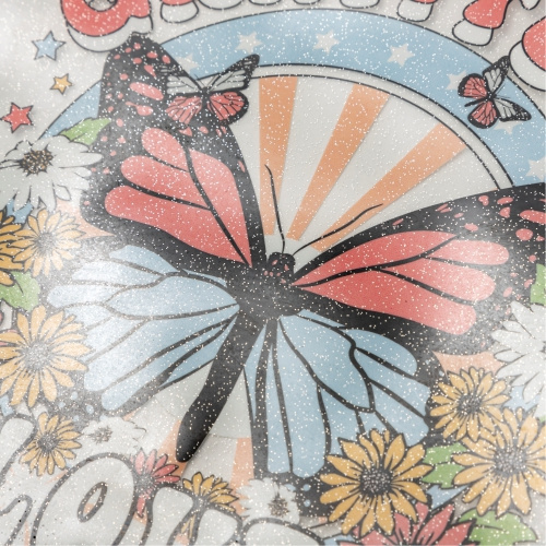 DTF OtterPro potisknutelná třpytivá fólie 60 cm x 100 m - Silver