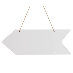 Visačka na dveře z MDF pro sublimaci - šipka