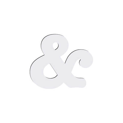 Dekorativní písmeno z MDF pro sublimaci 10 cm &