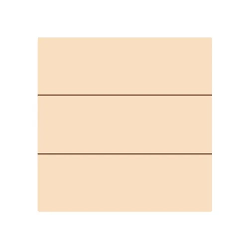 Čtvercový překližkový fotorámeček, pruhovaný, 20 x 20 cm