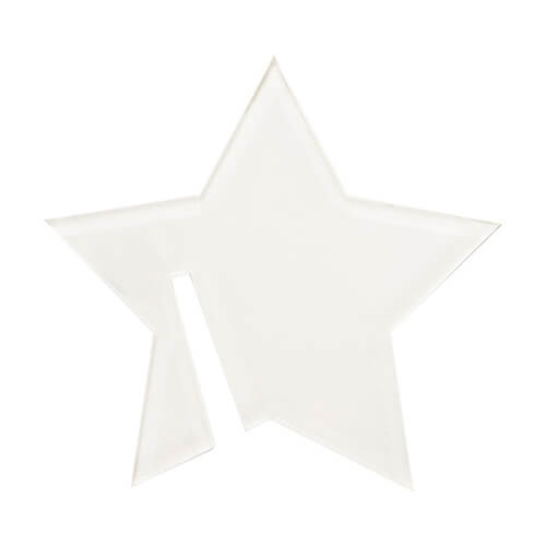 Akrylový závěs na sklo pro sublimaci - hvězda