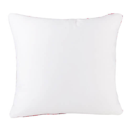 Povlak na polštář 40 x 40 cm s dvoubarevnými flitry pro sublimaci - červený