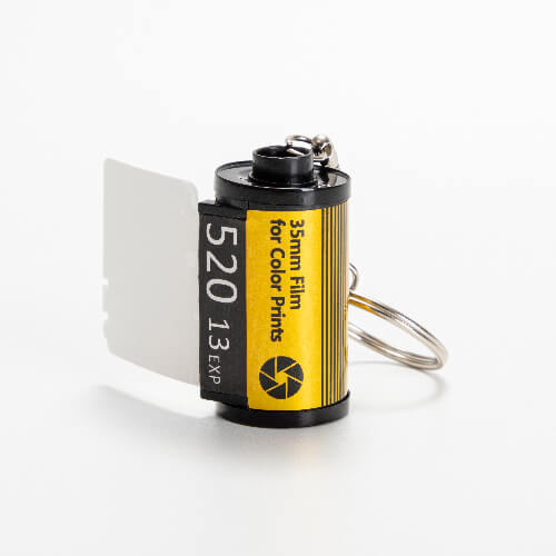 Kazeta na klíče s fotografickým filmem pro sublimaci - stříbrná