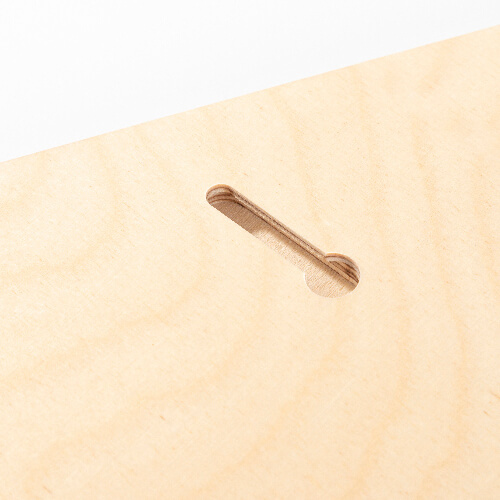 Trojúhelníkový překližkový fotorámeček pro sublimaci - 22,8 x 25,4 cm