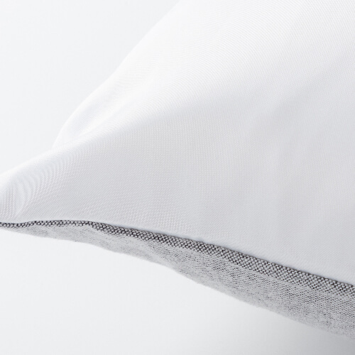 Dvoubarevný povlak na polštář 40 x 40 cm pro sublimaci - šedý