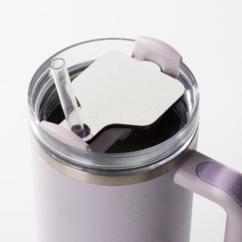 Vláknitá jmenovka se třpytkami na 1200ml hrnek pro sublimaci - pádlo