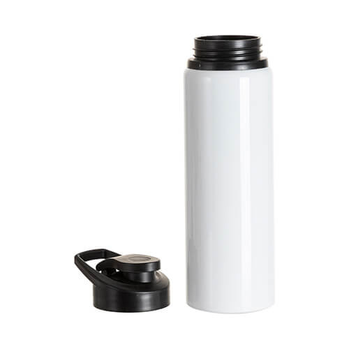 750 ml láhev na vodu s uzávěrem pro sublimaci - bílá