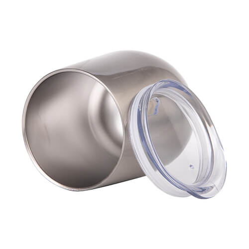 Hrnek na svařené víno 360 ml pro sublimaci - stříbrný