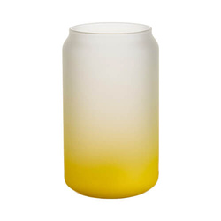 400 ml matné sklo pro sublimaci - žlutý gradient