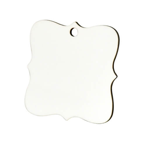 Vánoční stromeček přívěsek ornament polygon MDF sublimační tepelný přenos