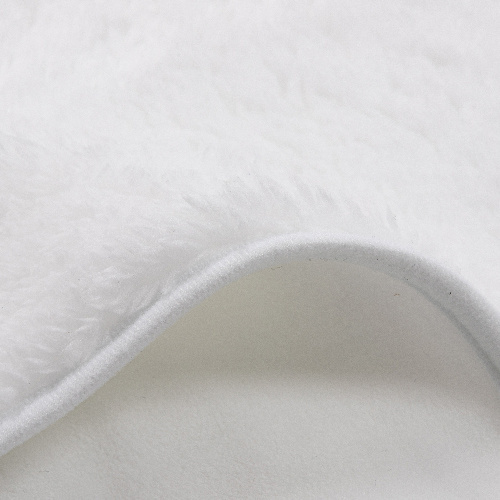 Deka Minky s kapucí pro sublimaci - bílá