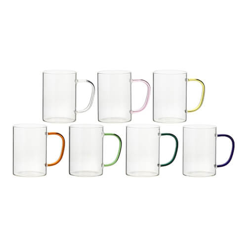 Sklenice 360 ml se zeleným uchem pro sublimaci