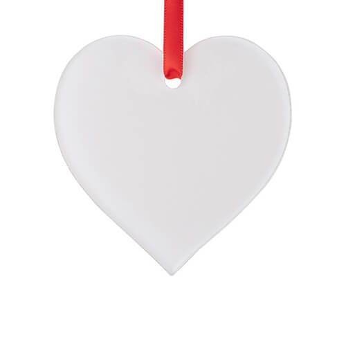 Akrylový přívěsek pro sublimaci - srdce