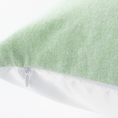 Dvoubarevný povlak na polštář 40 x 40 cm pro sublimaci - světle zelený