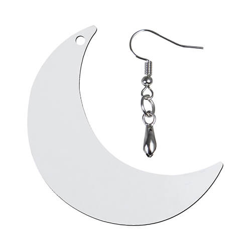 MDF náušnice pro sublimaci - měsíc