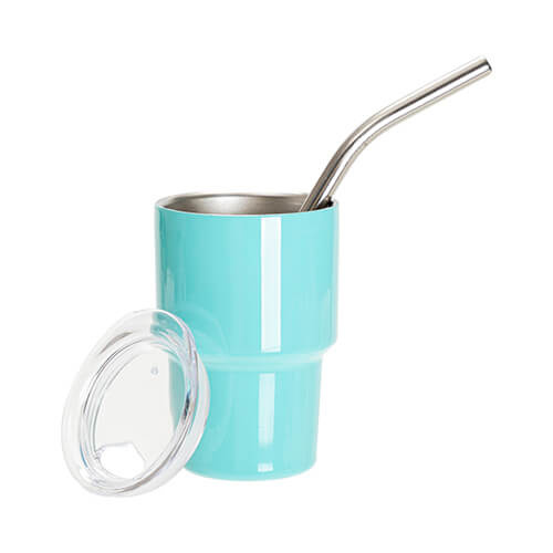 Sklenice na panáky z nerezové oceli pro sublimaci - máta