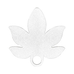 Jmenovka z dřevovláknité desky se třpytkami pro 1200 ml hrnek k sublimaci - list