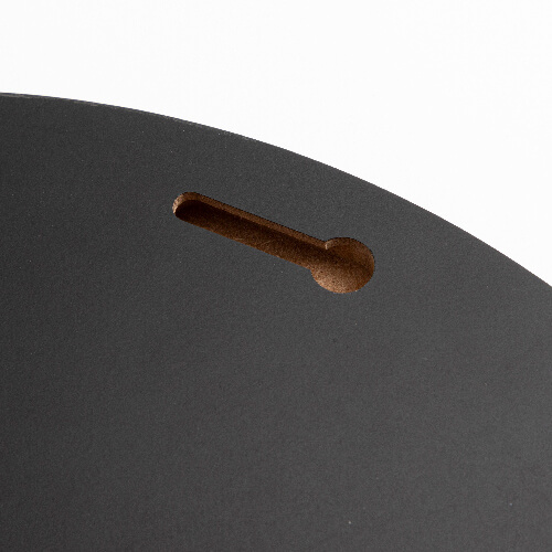 Rám MDF s černým okrajem pro sublimaci - ∅ 25,4 cm