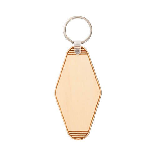 Oboustranná překližková klíčenka pro sublimaci - Retro Motel