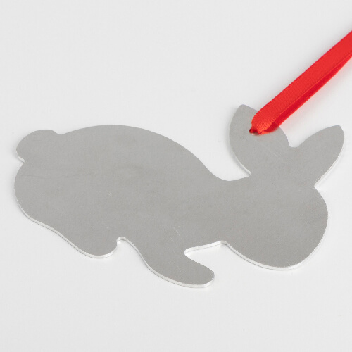 Sublimační hliníkový přívěsek - zajíc