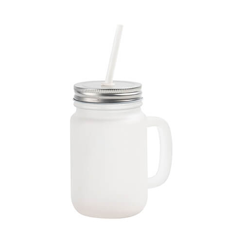 Skleněný hrnek Mason Jar pro sublimaci - matný