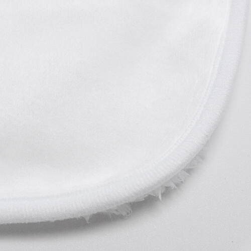 Deka z mikrovlákna a arktického rouna s kapucí 150 x 130 cm pro sublimaci - bílá