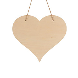 Srdce - překližková visačka na dveře pro sublimaci