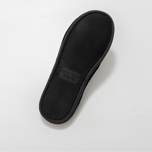 Dospělé pantofle s dlouhým svrškem pro sublimaci - černá podrážka