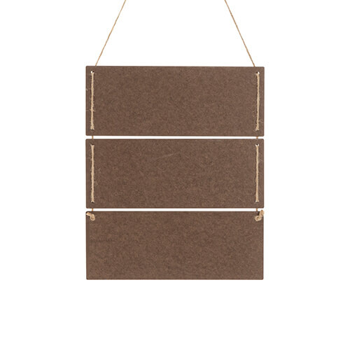 Tři závěsné rámy MDF pro sublimaci