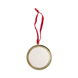 Otočná ozdoba na vánoční stromek pro sublimaci - zlatá