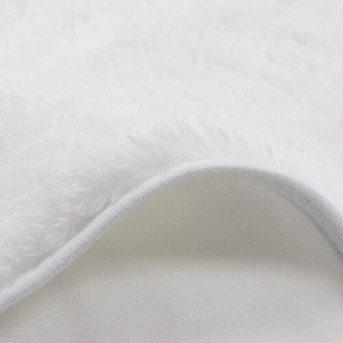 Deka z mikrovlákna a arktického rouna s kapucí pro sublimaci - bílá