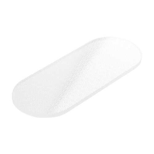 Skleněná patka pro sublimaci - obdélník se zaoblenými rohy