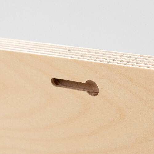 Čtvercový překližkový fotorámeček pro sublimaci - 25,4 x 25,4 cm