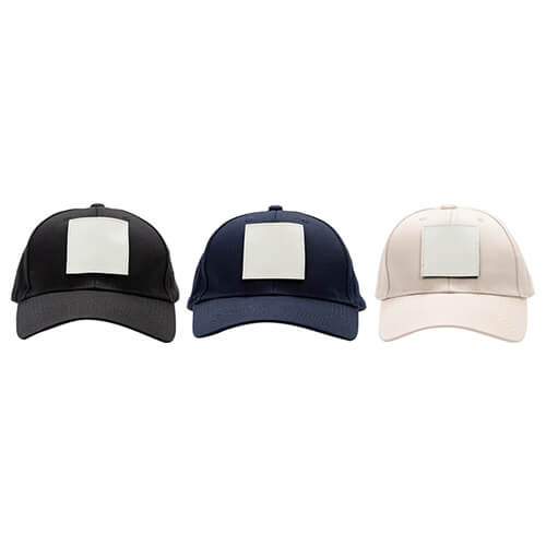 Čtvercová kožená nášivka se suchým zipem pro sublimaci