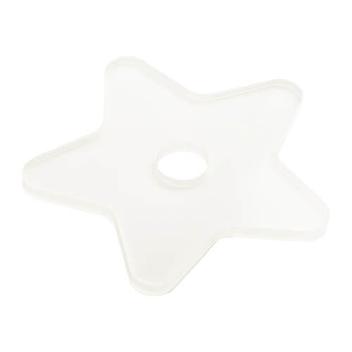 Akrylová jmenovka pro sublimaci - hvězda