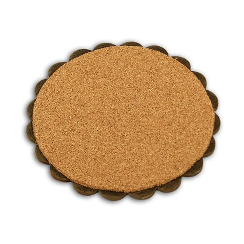 Podložka pod hrnek z MDF Ø 11 cm květina pro sublimaci