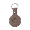 Kožená klíčenka / pouzdro AirTag pro sublimaci - šedá